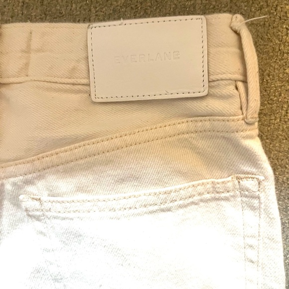 Everlane Wide Leg Jeans in Off-White - Picture 4 of 4